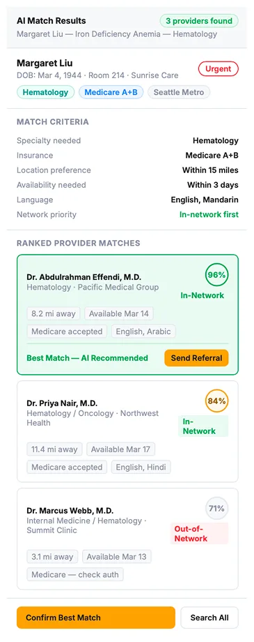 skyReferral | Stop Losing Residents to the Wrong Provider.